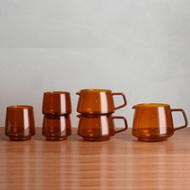 킨토 세피아 카페 내열유리 텀블러 270ml / 커피잔 / 찻잔 / 물, 단품