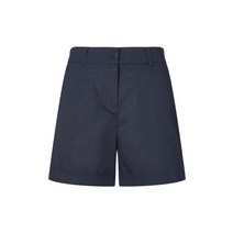 23SS 네이비 단색 면혼방 밴드반바지 HWPA3B934N3