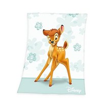 Klaus Herding GmbH 극세사담요 Disney 밤비 극세사 양털 담요 75 x 100 cm