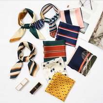 명품 쁘띠스카프 40종 트윌리 승무원 미니 목손수건