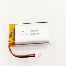 MSDS 인증 2/5/20/200/1000/10000pcs 102540 충전식 3.7V 1100mAh 리튬 리포 폴리머 이온 배터리 2 핀 2.0, 01 2pcs