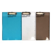 회사 사무실 문서받침대 투명판 서류클립보드 보드판, 1개, 랜덤발송
