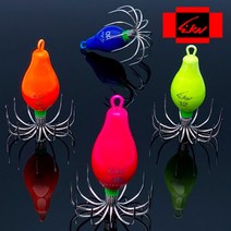 나라샵 쭈킬 물방울 스피드애자 쭈꾸미 킬러 쭈꾸미애자 야광봉돌 에기, 쭈킬물방울 12호 핑크야광