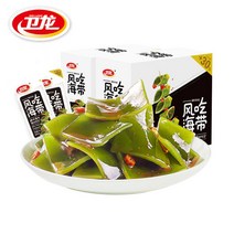 (승이네 집) 중국식품 weilong fengchi haidai jialiang30% 웨이룽 마라 다시마 밥도둑 술안주 26g*20소포/통