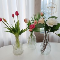 고르소 유리 화병 꽃병 시약병 디퓨져 공병 용기 엔틱 유리병, 14.훼미리