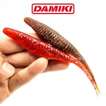 다미끼 아머쉐드 5인치 투톤 광어 우럭 다운샷 웜, 032 화이트펄