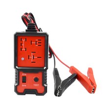자동차 전자 릴레이 테스터 배터리 체커 LED 표시등 범용 12V, 01 without bag
