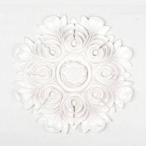 공간디피 우레탄 원형 조각장식 DS090 조각, 흰색