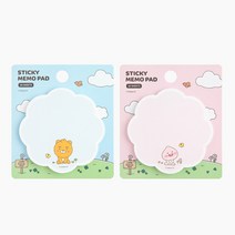 카카오프렌즈 리틀프렌즈 형태 점착 메모지, 리틀라이언