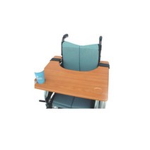 메디타운 휠체어용 나무식탁 컵홀더형, 1개, MDHE86000012