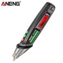 검전기 접지테스터기 접지저항측정기 ANENG 다이어리 19 지능형 음성 방송 테스터 펜 전압 감지기 12-1000V 비접촉 전기 미터 도구, [01] green, 01 green