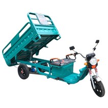농업용 운반차 리어카 전동 농촌 크롤러 농장 동력, 60V, 1.3 x 0.9 미터 캐리어 + 60V20A 배터리