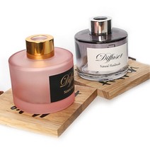 디퓨저용기 - 원형 ( 라운드 컬러선택 ) 100ml, [ 라운드 핑크 | 실버유광캡 ]