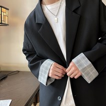 트렌디 건달남성 루즈핏 박시수트 싱글캐주얼수트XZ206P85