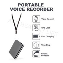 장시간녹음기 휴대용 음성 전문 녹음 딕터폰 디지털 음성 활성화 녹음 장치 오디오, 32GB