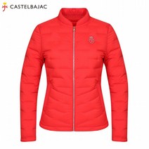 까스텔바작 겨울 여성골프웨어 여자 경량 구스다운 블루종 점퍼