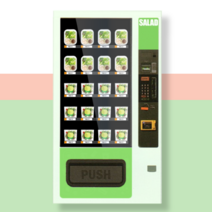 롯데 LVM482SRL 샐러드자판기 과일자판기, 신품샐러드자판기(랩핑×)