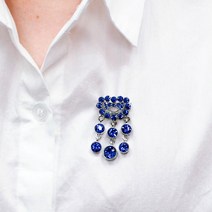 BNP 스왈크리스탈 럭셔리브로치 보석브로치 보석뱃지 선물하기좋은 쥬얼리선물