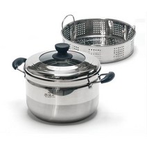 스팀쿠커 스텐찜기 만두찜기 찜솥 찜기 22cm
