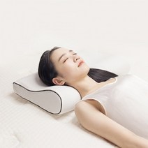 굴곡 저탄성 메모리폼 베개 L사이즈 커버 포함 메모리폼베개, 단품