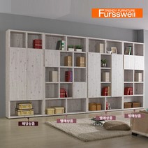 퍼스웰 엔틱하우스 3R 긴도어5단책장YB_061, 블랙