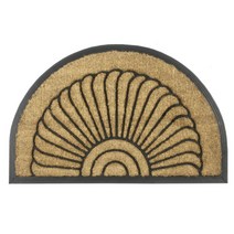 코코넛매트 반원 야자매트 미끄럼방지 야자수매트, B + 600MM×900MM