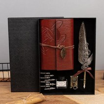 5종 이카루스 깃털 만년필 노트세트 캘리그라피 깃펜, 상세 참조, 상세 참조