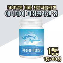 저분자 피쉬콜라겐 정 어린 피쉬 피시 콜라겐 펩타이드 분말 알약 먹는 콜라겐정 500달톤 어린콜라겐 경단백질 생선비늘 어류콜라겐 추천, 1통 {사은품알약케이스}