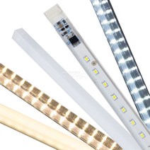 하이전구 220V 직결용 LED바 간접무드등 투명 불투명 600mm 1200mm, 1개, 브레드코드2m 플러그 코드선 백색