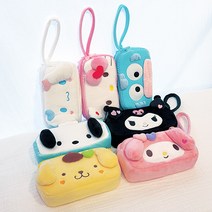 슬로우베베 에이씨 2022 산리오 이중지퍼 파우치 9종 유아동 주니어 성인 파우치 필통 인형 캐릭터 소지품 다용도 쿠로미 마이멜로디 한교동 시나모롤 선물 정품 선물 어린이날, 배드바츠마루