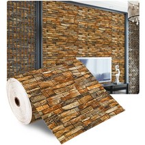10/5/1M 3D Self-Adhesive Wallpaper Continuous Waterproof Brick Wall Stickers Living Room Bedroom Chi, NO1_70CMX5M
