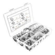 호스 밴드 조임 커넥터 연결 고압 클립 클램프 60pcs, 60개