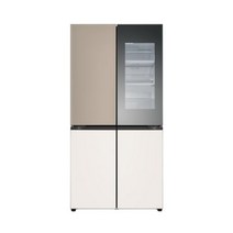 LG전자 오브제 노크온 매직스페이스 4도어 냉장고 M874GCB452.AKOR [875L], 단품
