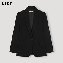 (정품)리스트 원버튼 보이핏 싱글 재킷_TWWJKN52030_BK