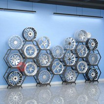 자동차 휠 전시대 매장용 진열대 타이어 디피 카센터, 프레임 3개x베이스 2개