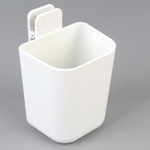 욕실칫솔통 부착식 연필통 주방 수저통, 색상, 화이트