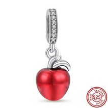 디지털사이니지 925 실버 전화 키오스크 우체국 커피 컵 스푼 매력 로켓 핸드 하트 아이 비즈 맞는 원래 판, 02 Y746