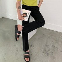 Dr.J 옆트임 포인트 스판 슬랙스
