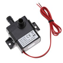 보트 워터펌프 요트 수리 모터 호환용 정원 물 dc 12v 4.8w 240lh 미니 전기 유량 방수 브러시리스 수중 정원 금붕어 그릇 호환, 시간당 dc 12v 240l, 검은색