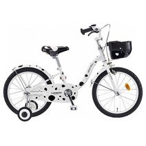 [바이크7] 2021 삼천리 하이킥 18인치 어린이 보조바퀴 네발자전거, 화이트