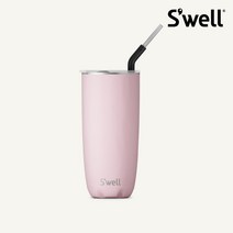 스웰 보온 보냉 스텐 빨대텀블러 710ml, 핑크 토파즈