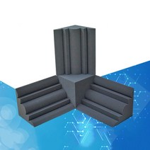 12pcs 코너 어쿠스틱 방음 폼 고밀도 난연제베이스 트랩 35ED, 한개옵션0