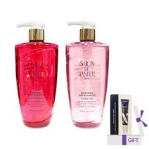 살롱드마스터 쓕쓕 헤어 샴푸 2종(딥클렌징 400ml+더블케어 400ml)+아이크림샘플