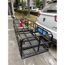 트레일러 리어 캐리어 접이식 카고백 히치바스켓, 차량용 수화물 트레일러, 1개