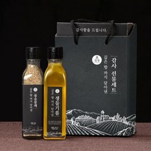 우리농산 명절 후 배송 초신선 국내산 생들기름180ml+참깨90g 선물세트 253885