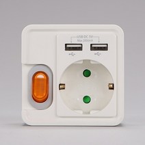 국산 USB 충전콘센트 개별 1구 멀티탭