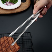 홈해피 스텐 주방 요리 핀셋 집게 고기 캠핑 조리 플레이팅 라면 소 24cm, 상세페이지 참조, 상세페이지 참조