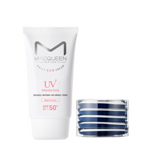 맥퀸뉴욕 UV 데일리 매트선크림 50g SPF 50+ PA+++ +루비셀 퍼프 5p SET, 5세트