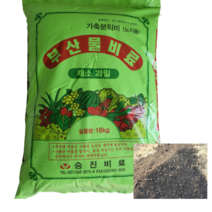 승진 부산물비료 가축분퇴비 채소 과일용 18kg-70포 계분퇴비 텃밭, 1개