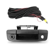 USTAR 테일게이트 핸들 후면 리버스 뷰 백업 카메라 주차 보조 닷지 램 1500 2500 3500 2009-2012 68044906AB 83202 블랙 127538